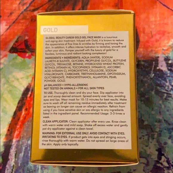 Set of 2 Global Beauty Care Face Masks Gel & Hydrogel Bundle NWT - Picture 5 of 8